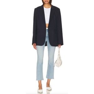 Citizens Of Humanity Women Isola Crop Boot Cut‎ Jeans Raw Hem Y2k Size 26 Lyric